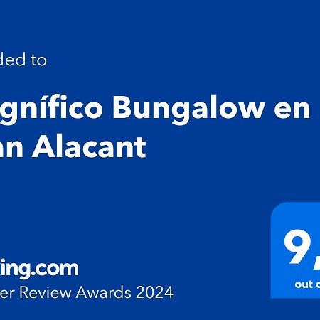 Magnifico Bungalow En Gran Alacant Apartment Exterior foto